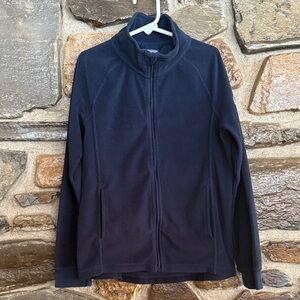 Navy Full-Zip Fleece Jacket